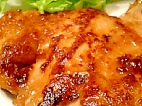 とってもジューシー鶏むね肉のハチミツ焼き♪